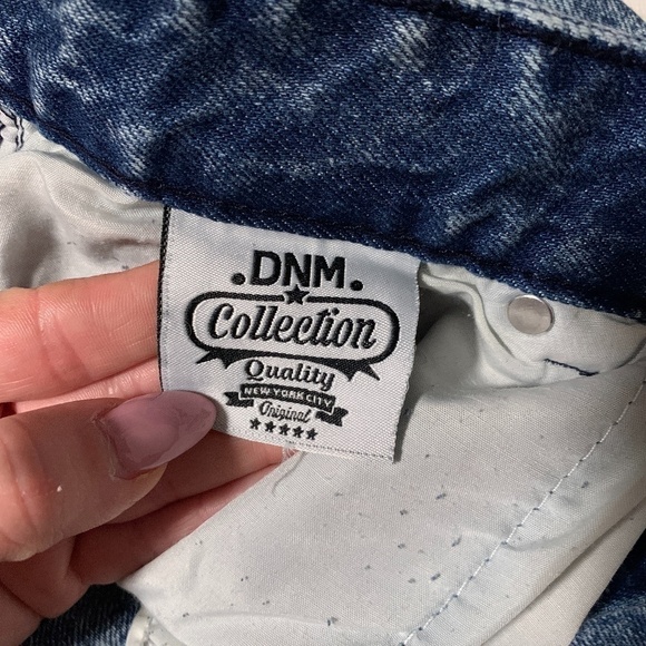 DNM Collection Mens Bleached Slim Fit Jeans Sz 32 - Picture 7 of 10